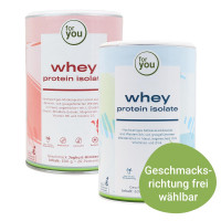 for you whey protein isolate 2er-Sparset
