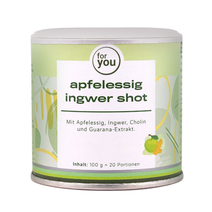 Apfelessig Shot kaufen - mit Ingwer, Cholin und Guarana-Extrakt