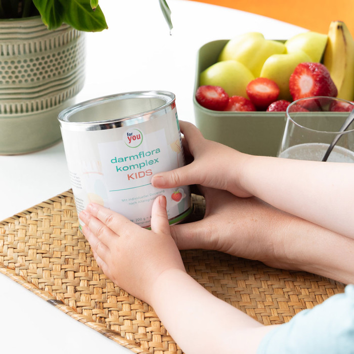 Pulver zum Darmflora aufbauen Kinder