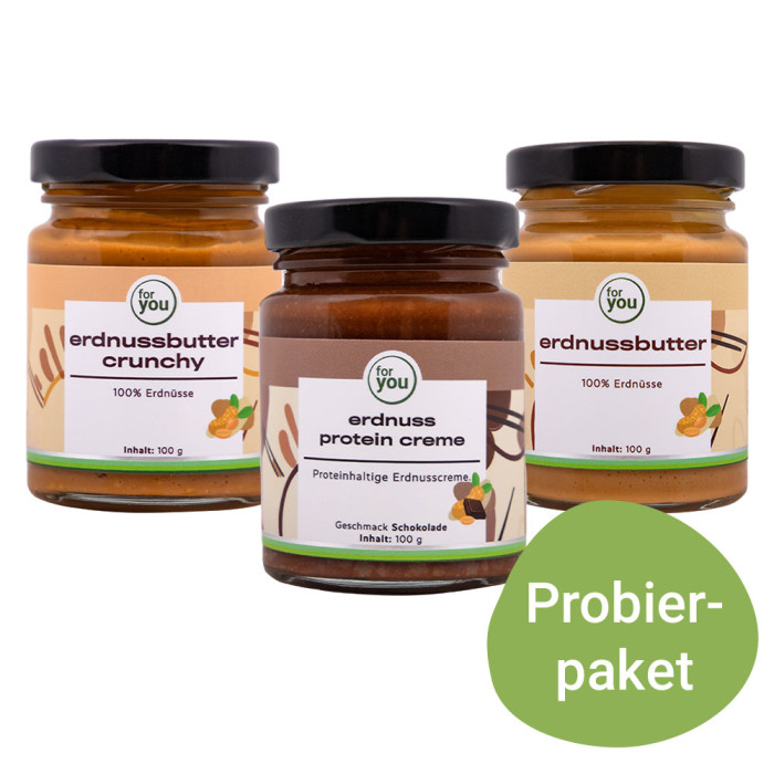 for you erdnusscreme probierpaket