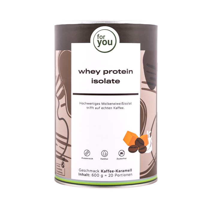for you whey protein isolate - Kaffee-Karamell for you whey protein isolate - Kaffee-Karamell