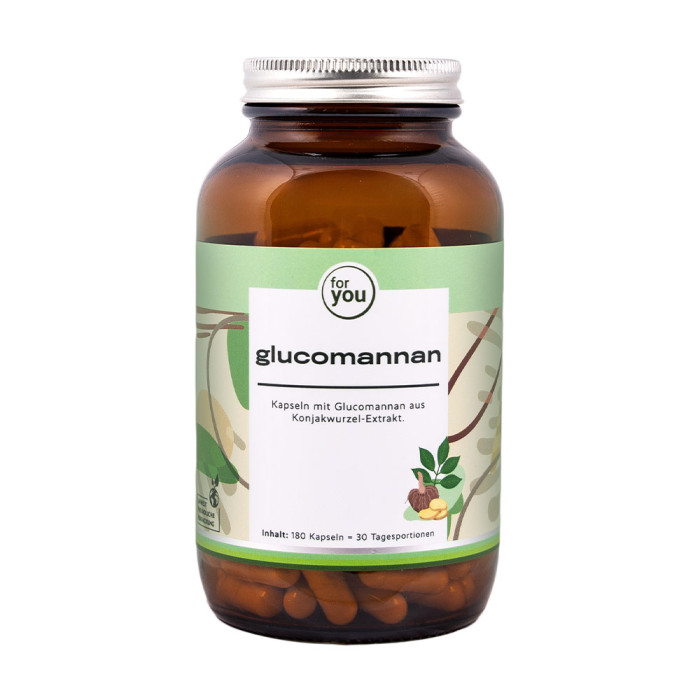 Glucomannan Kapseln aus Konjakwurzel