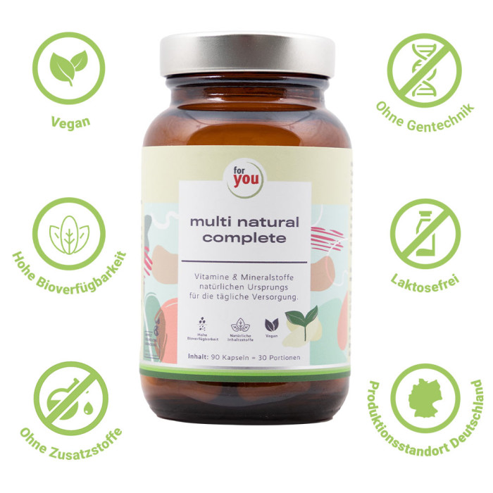 Natürliche Mulitivitamin Kapseln for you