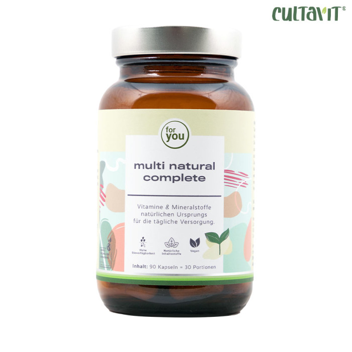 Natürliche Multivitamin Kapseln