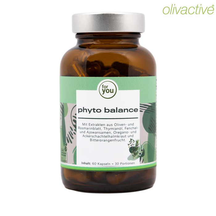 for you phyto balance als Oregano Kapseln mit Pflanzenextrakten