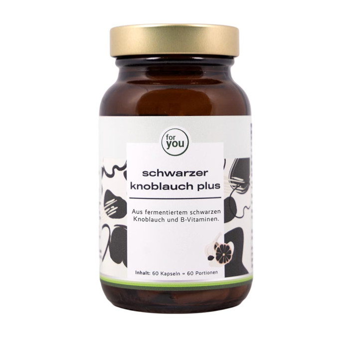 Schwarzer Knoblauch Extrakt Kapseln