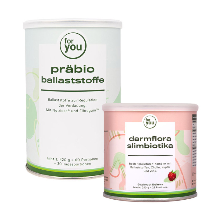 Sparset: darmflora slimbiotika & präbio ballaststoffe