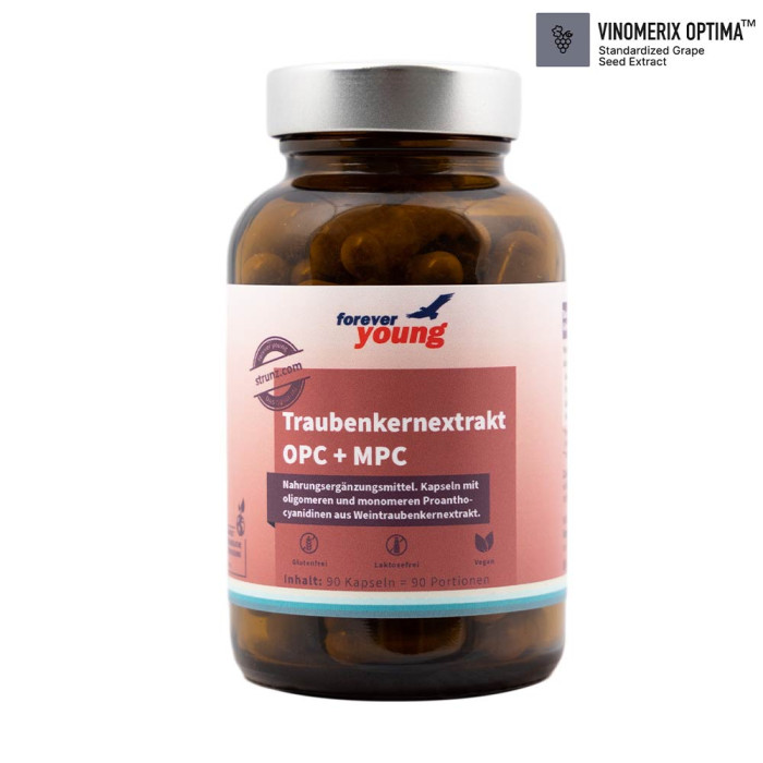 forever young Traubenkernextrakt OPC + MPC forever young Traubenkernextrakt OPC + MPC