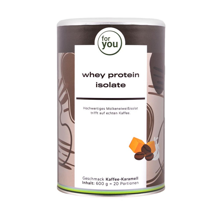 whey protein isolate - Kaffee-Karamell