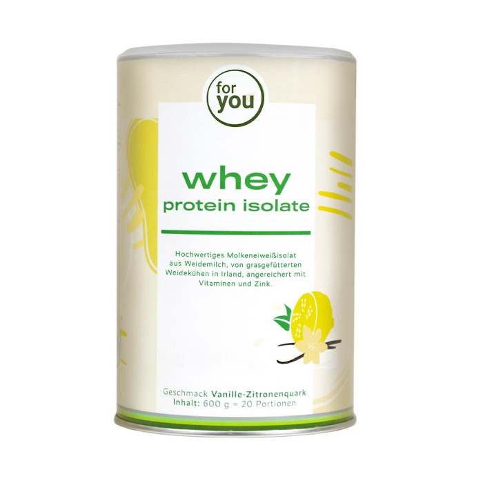 for you whey protein isolate - Vanille-Zitronenquark