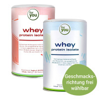 for you whey protein isolate 2er-Sparset
