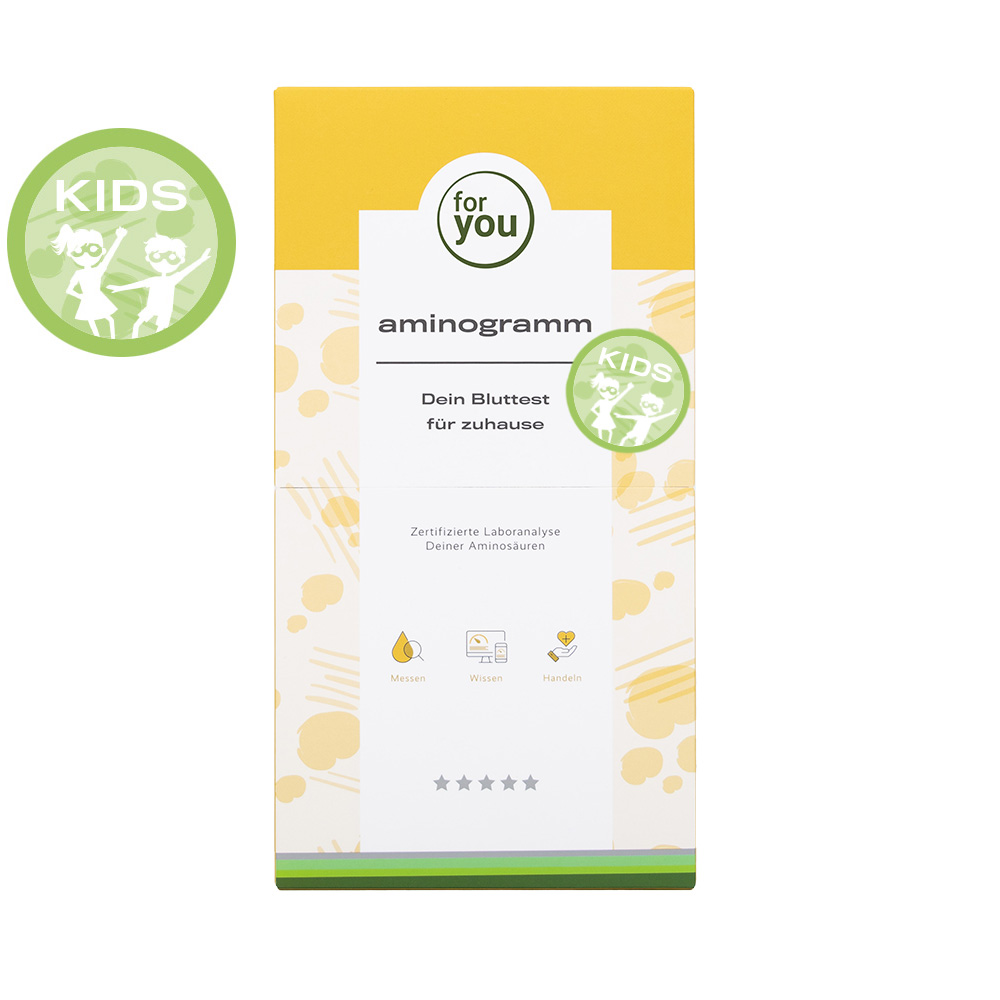 for you aminogramm kids – Bluttest für zuhause