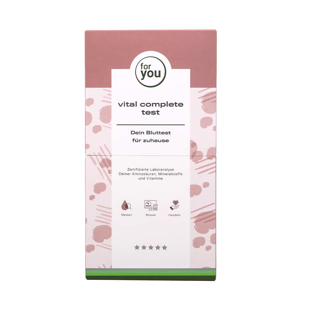 for you vital complete test – Bluttest für zuhause