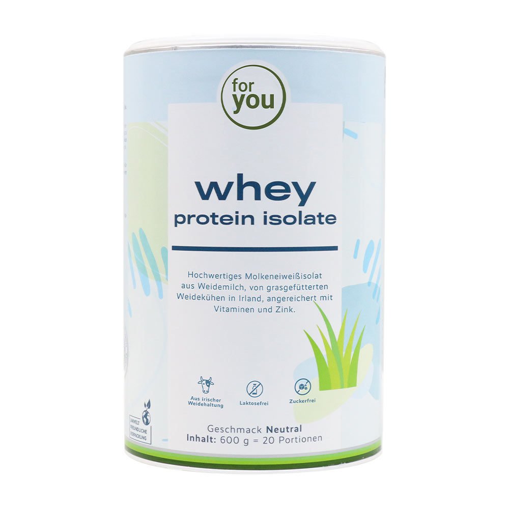 for you whey protein isolate neutral – aus irischer Weidehaltung, laktosefrei — Bild 1