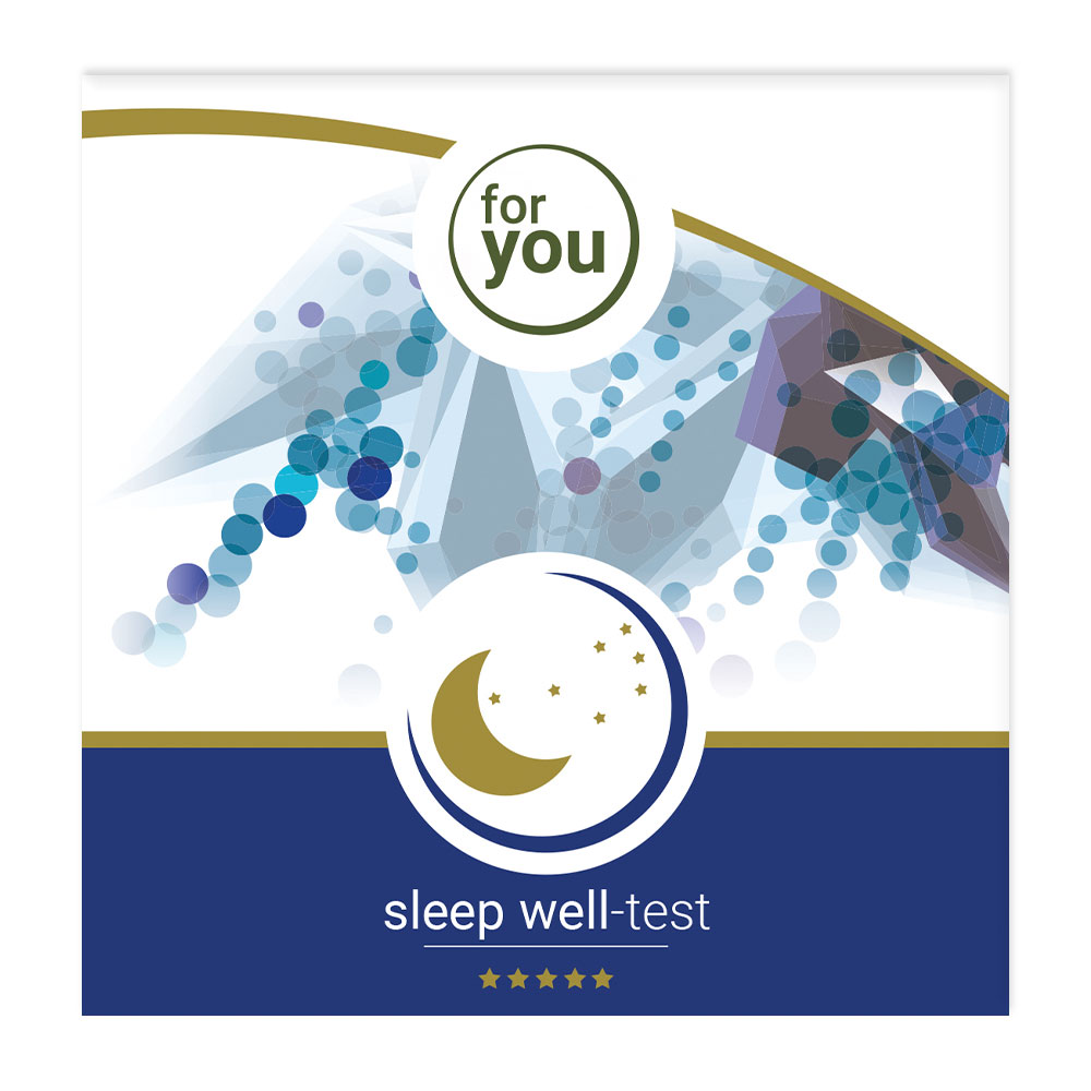 for you sleep well-test - Speicheltest für zuhause