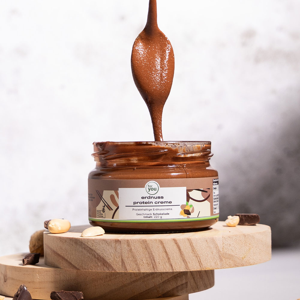 for you erdnuss protein creme - Schokolade — Bild 3
