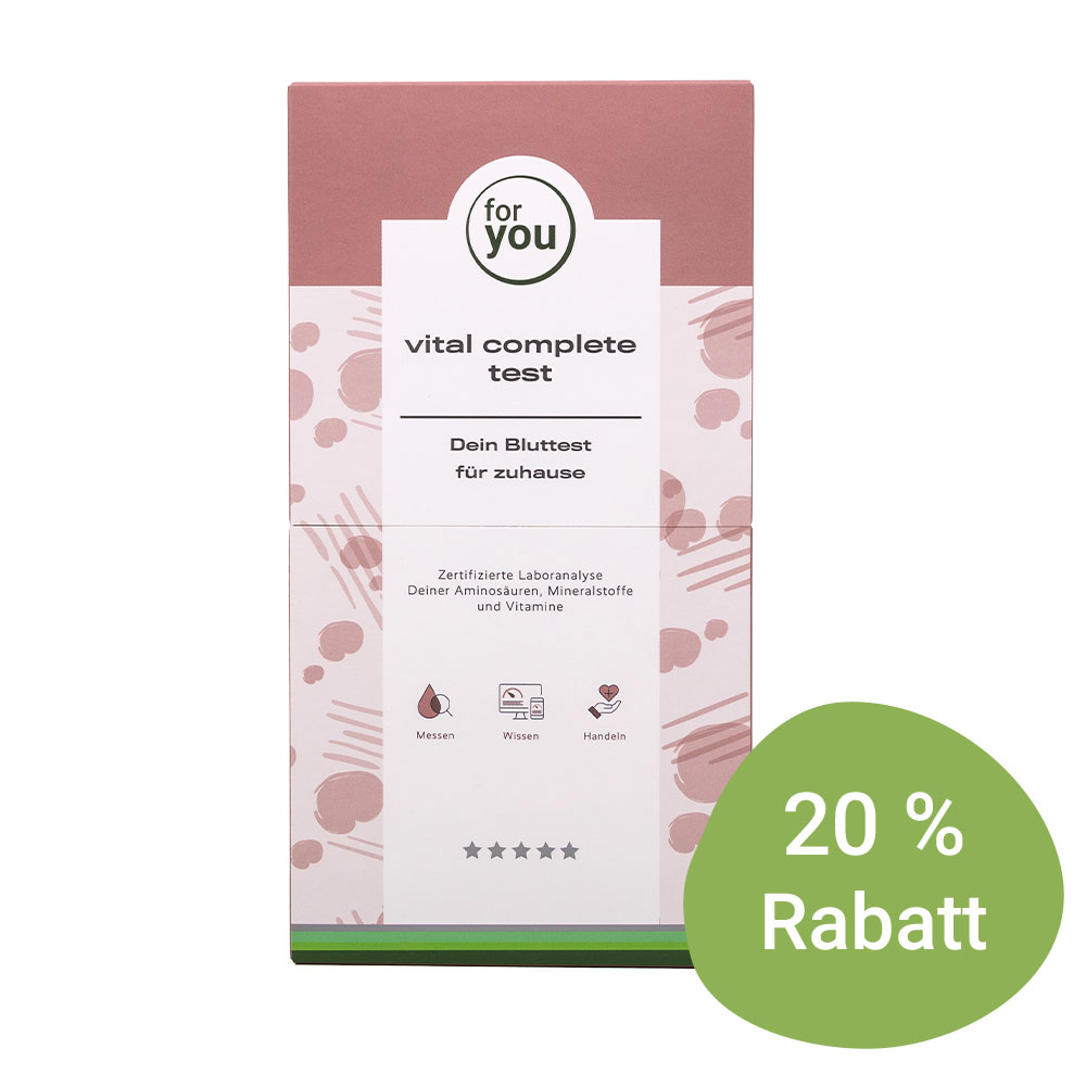 for you vital complete test – Bluttest für zuhause