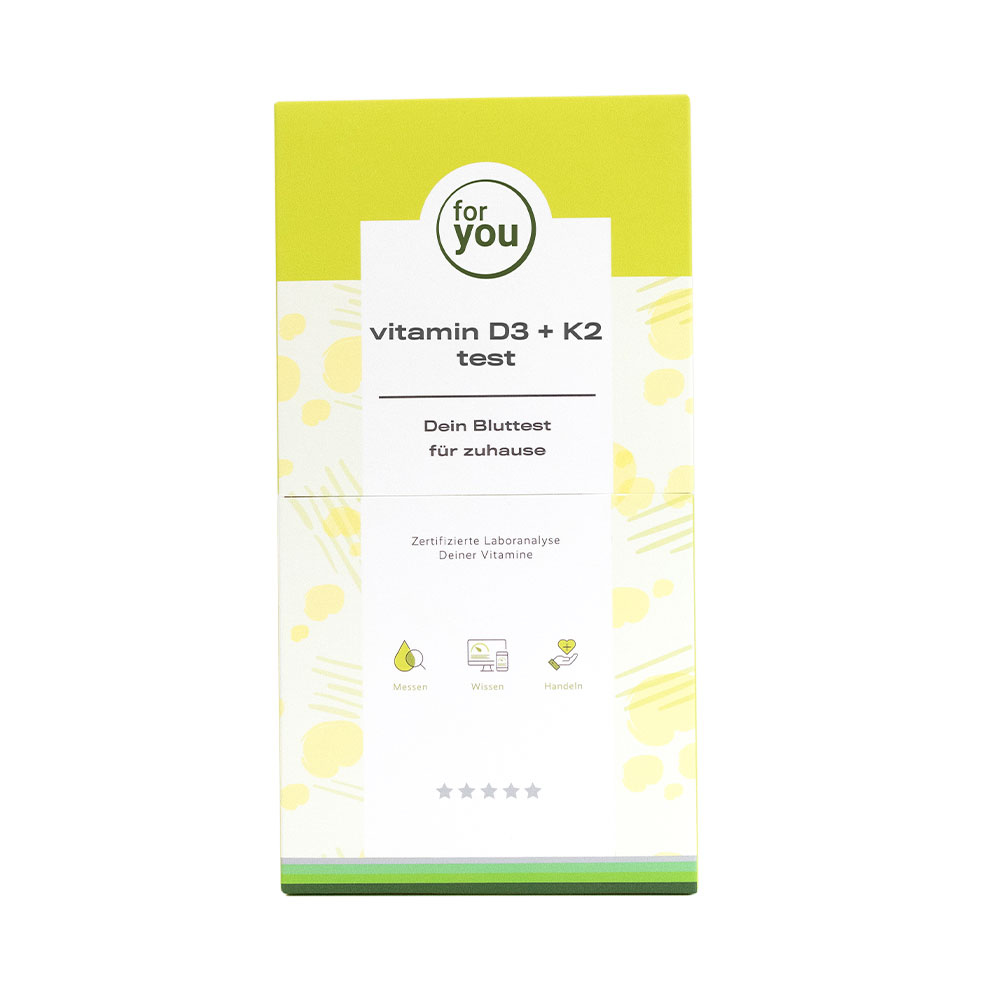 for you vitamin D3 + K2 test - Bluttest für zuhause