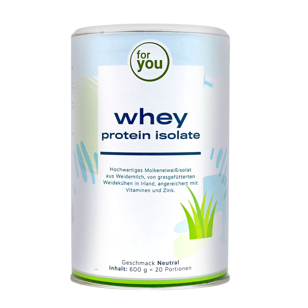 for you whey protein isolate neutral – aus irischer Weidehaltung, laktosefrei