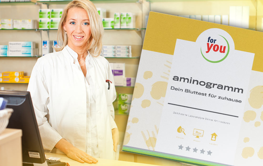 Der Aminogramm Aminosäuren Test von for you – Praktischer Bluttest für zuhause und eine konkrete Hilfe für eine gesunde Lebensweise und körperliche Fitness im Alltag.
