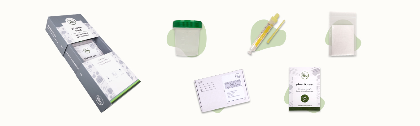 for you plastik test - enthaltene Utensilien