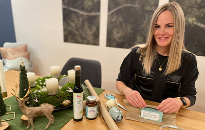 Geschenkidee Weihnachten: Omega 3 Algenöl esundheit schenken - for you Markenbotschafter Geschenkidee Omga 3 Algenöl