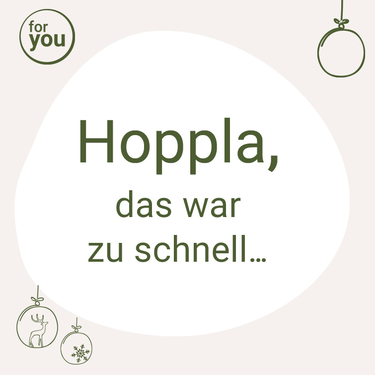 Grafik: Online Adventskalender - Türchen zu früh geöffnet