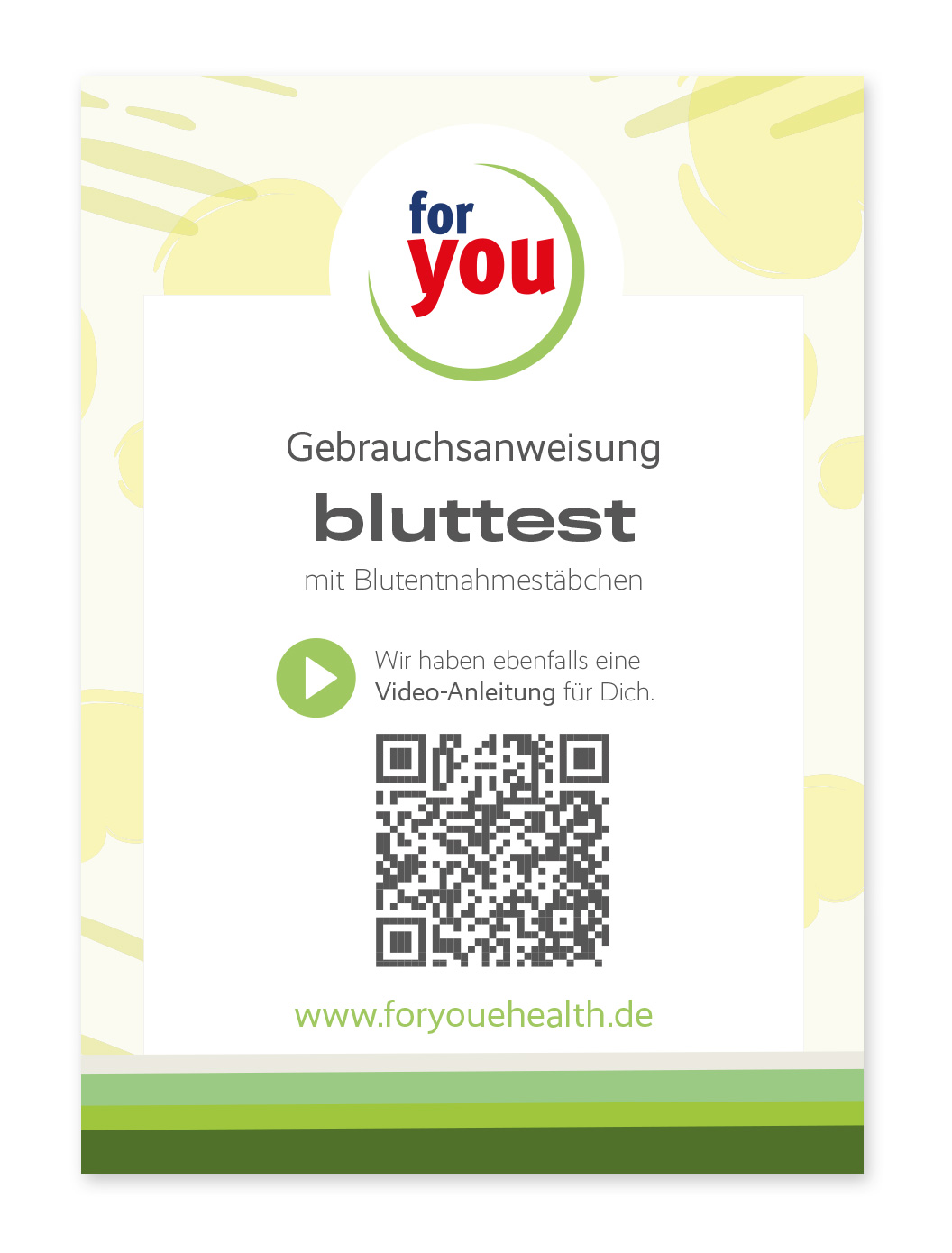 Anleitung Bluttest