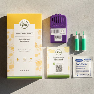 Aminosäuren Test von for you als Schaubild