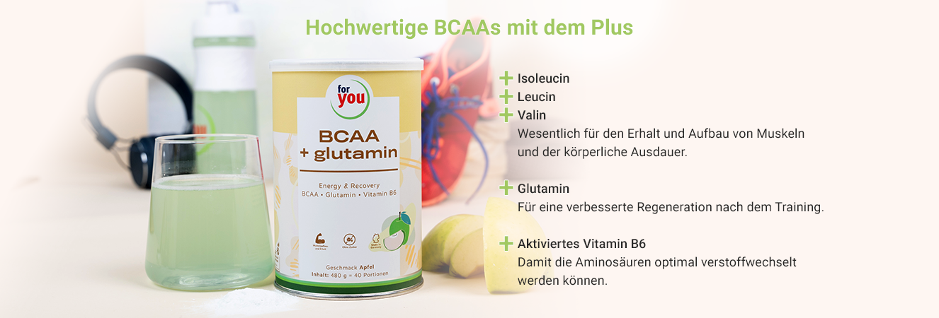 BCAA - Apfel Geschmack BCAA Glutamin - Apfel Geschmack