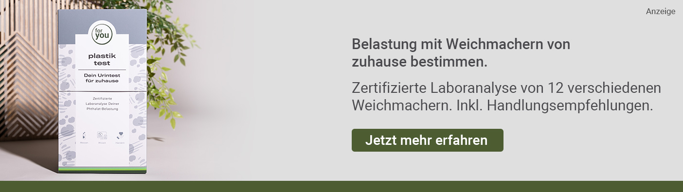 Schaubild zeigt den for you Plastiktest für zuhause zum Kauf