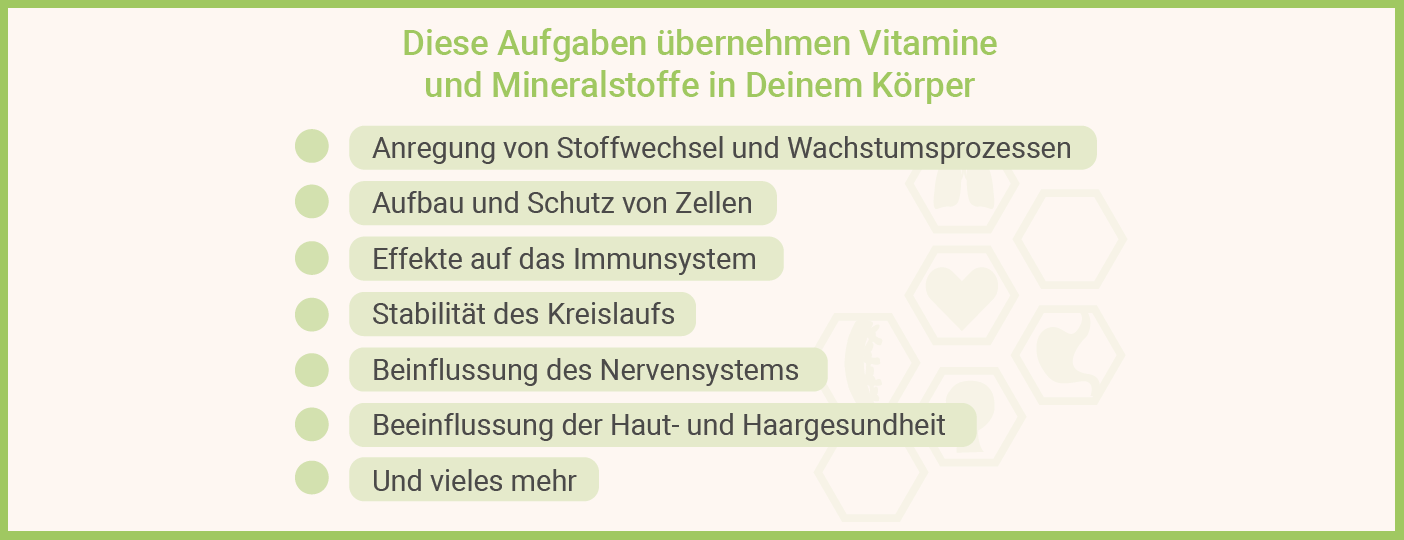 Mineralstoffe im Körper erklärt inkl. Übungen