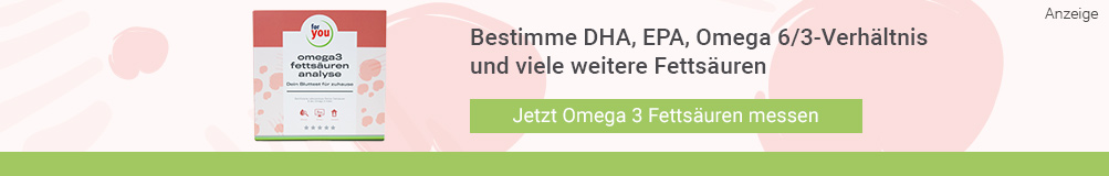Omega 3 Fettsäuren Analyse Omega 3 Mangel