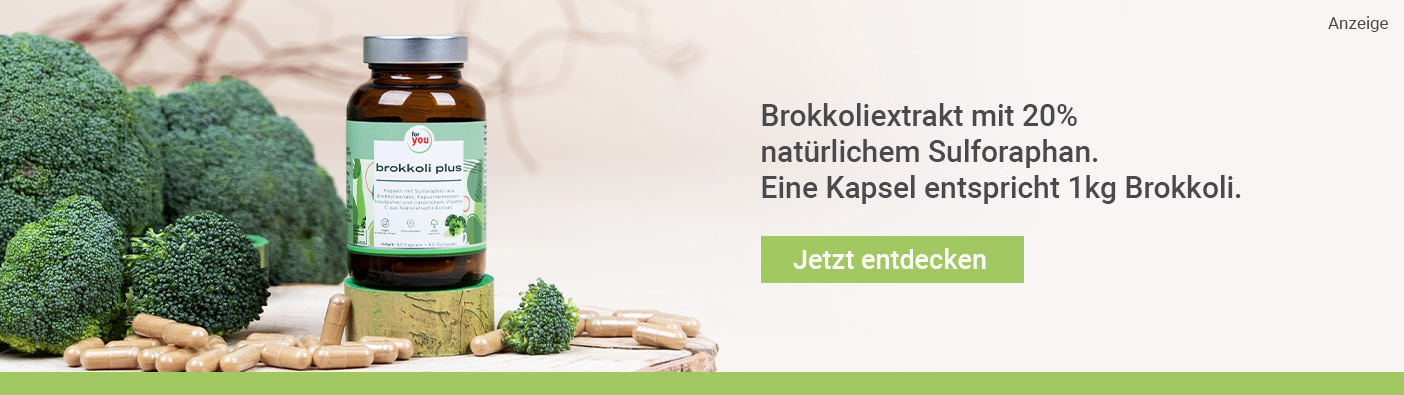 for you brokkoli plus Sulforaphan - Brokkoliextrakt