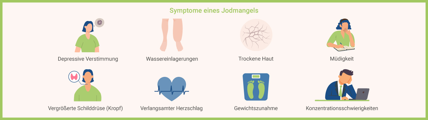 Symptome eines Jodsmangel Symptome Jodmangel