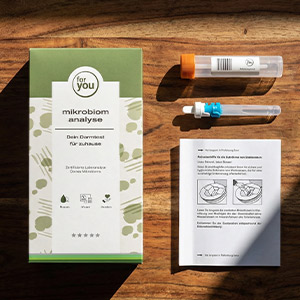 Darm Mikrobiom Test von for you als Schaubild