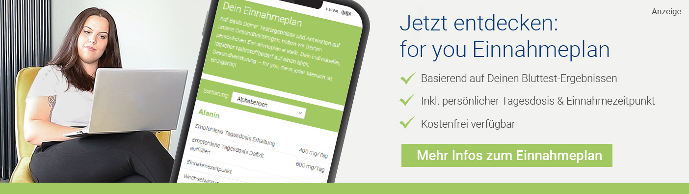 Mit Einnahmeplan Blutanalysen unterstützen