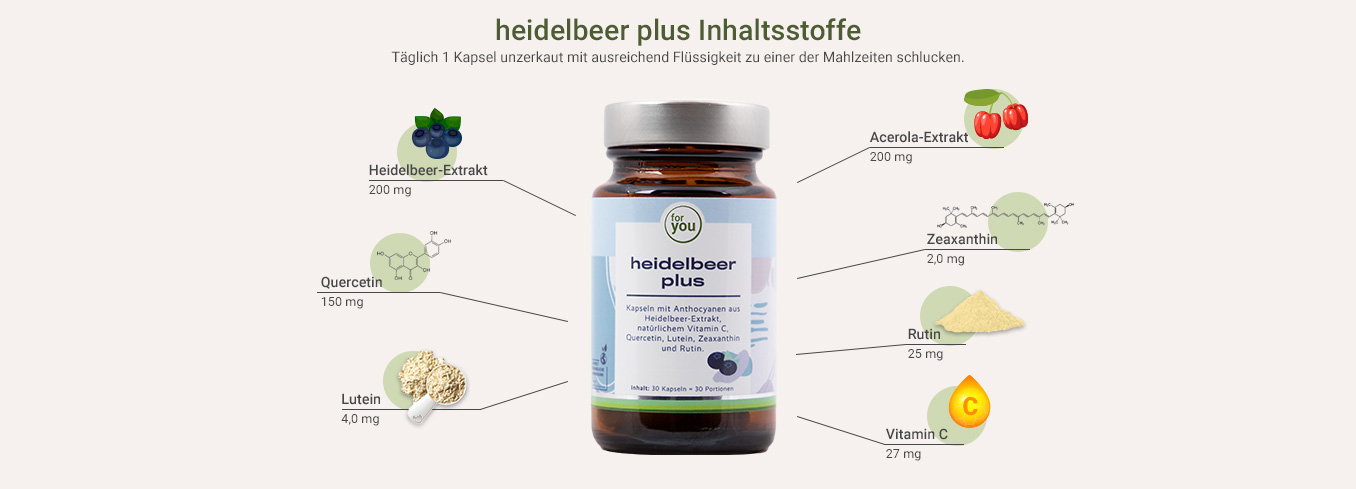 Heidelbeer Extrakt - Heidelbeer Kapseln