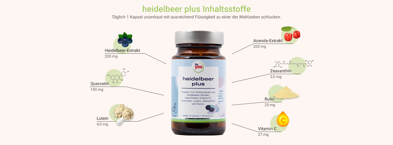 Heidelbeer Kapseln Heidelbeer Extrakt - Heidelbeer Kapseln