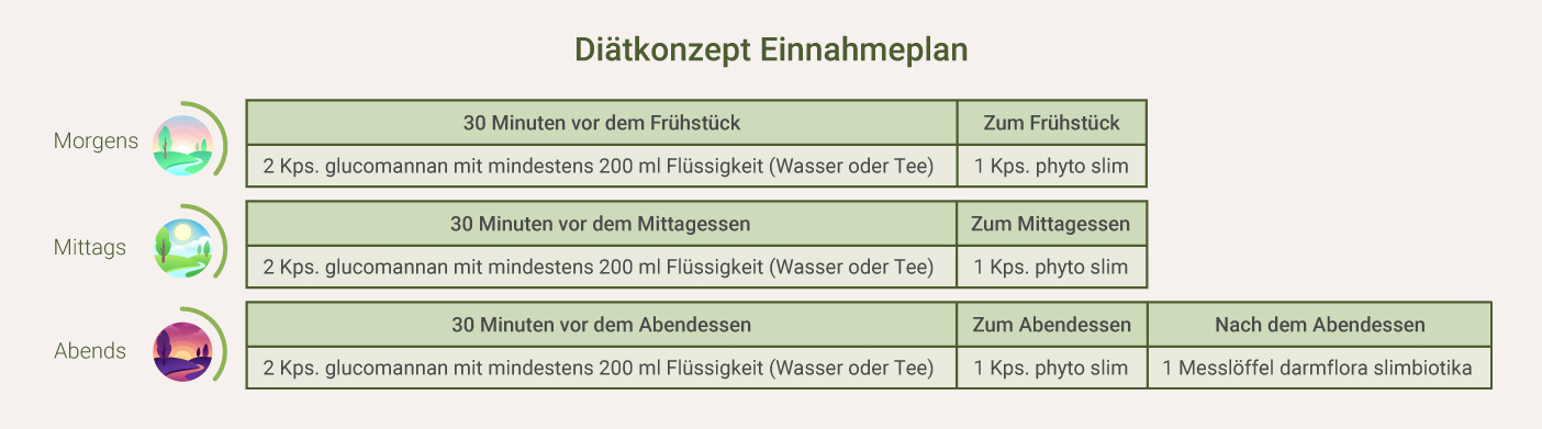 infografik-Diätkonzept