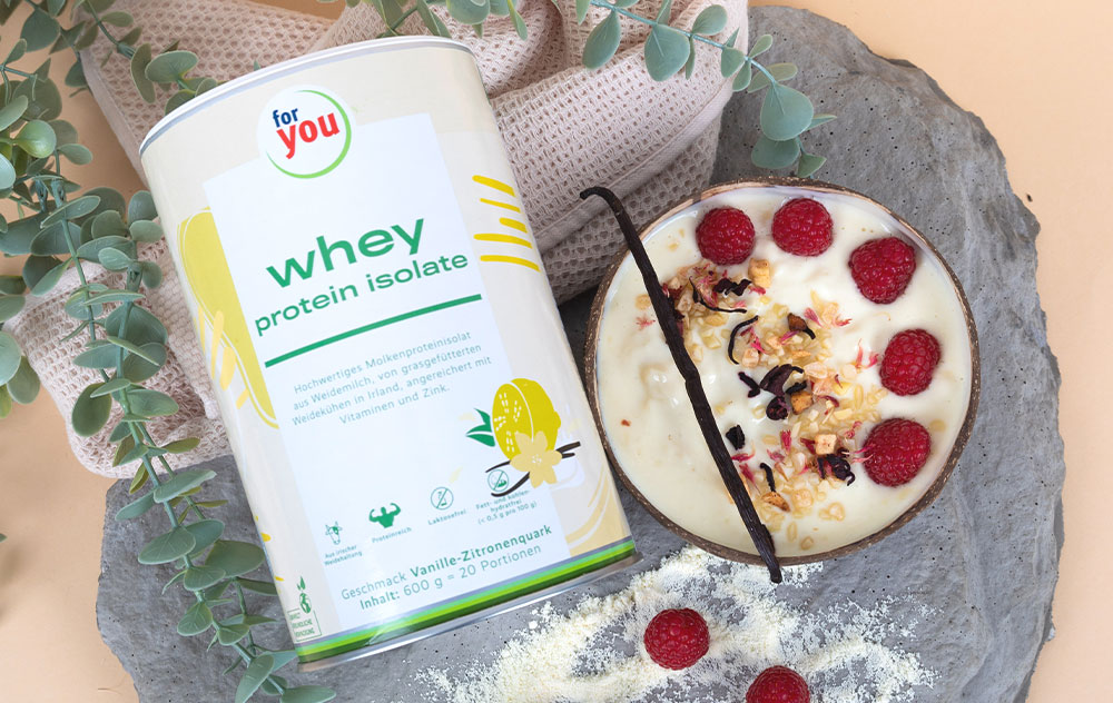 Whey Protein Rezept: Lemon Pie-Vanilla Smoothie Bowl