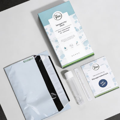 Longevity Test - Utensilien und Verpackung