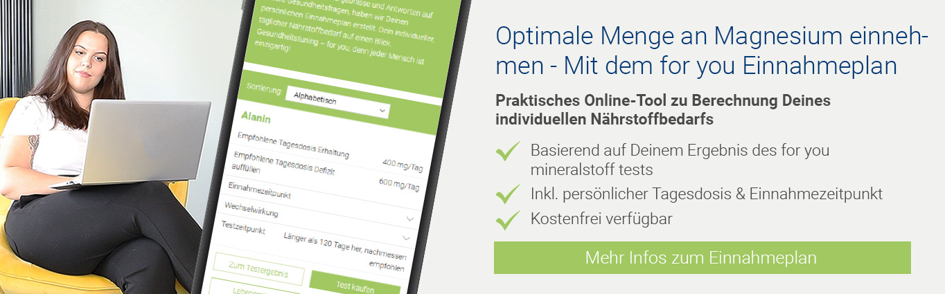 Magnesium-einnehmen-Einnahmeplan