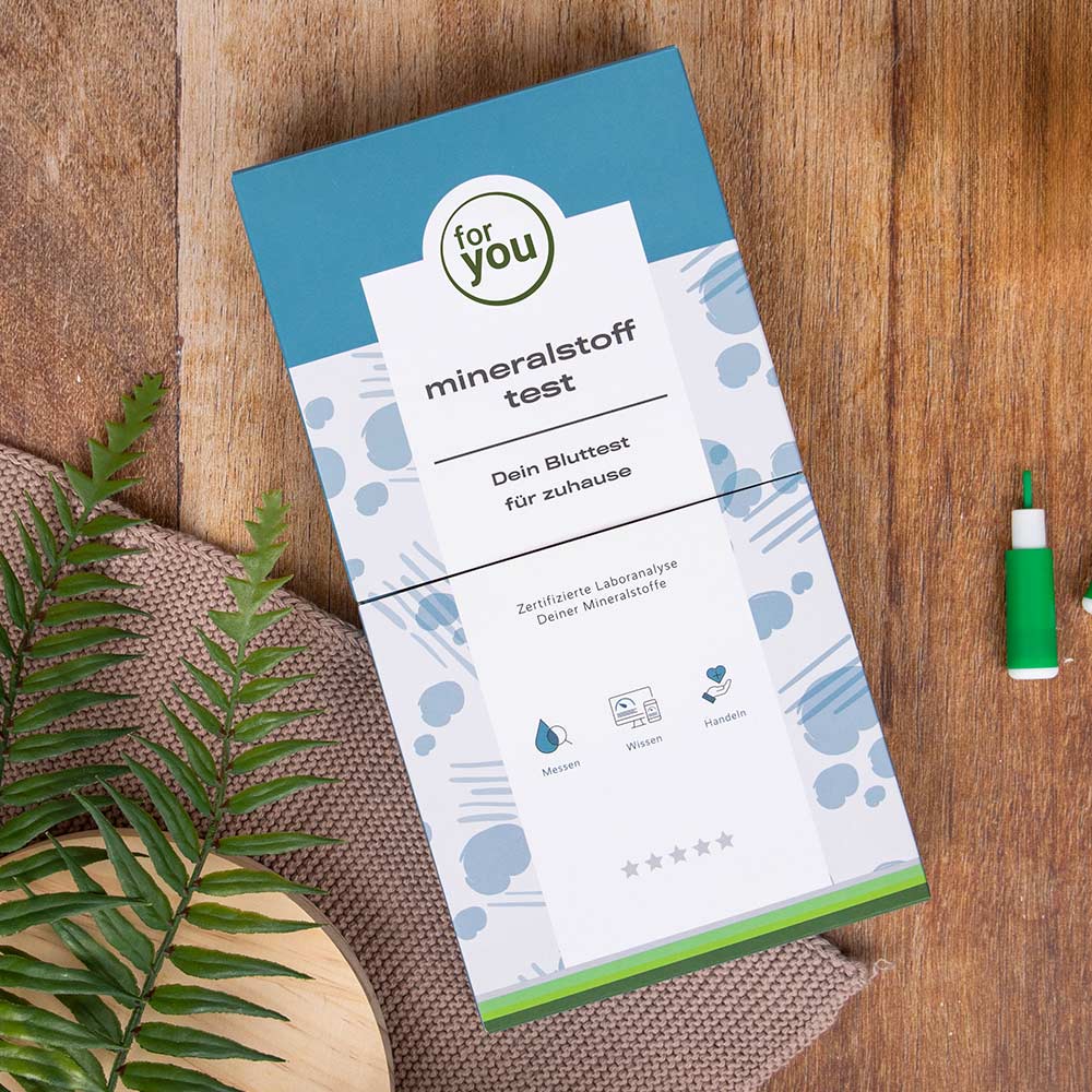 Mineralstoff Test von for you als Schaubild