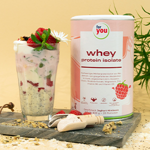 Pressebilder whey protein isolate - Joghurt-Himbeere