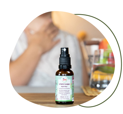 Cistus Incanus Spray bei erstem Halskratzen Rachenspray - Cistus Incanus Spray
