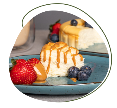 Eiweißreicher Quarkkuchen