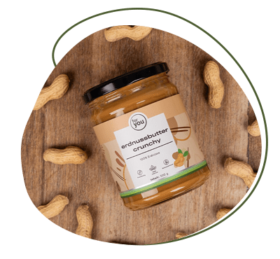 Aus 100% naturbelassenen Erdnüssen Aus 100% naturbelassenen Erdnüssen