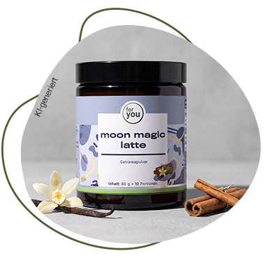 Bild zeigt den for you moon magic latte