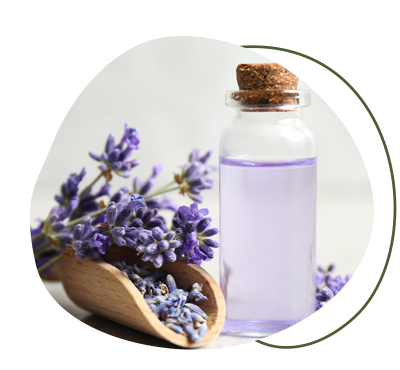 Wärmekissen mit Hirse & Lavendel
